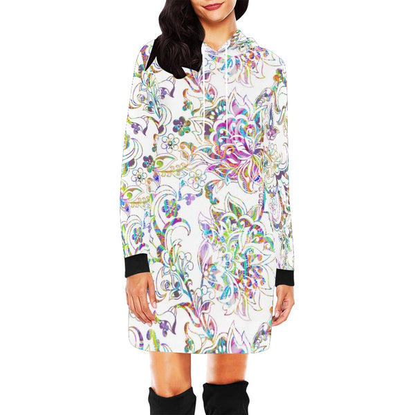 DELIGHT  Hooded sweatshirt mini dress