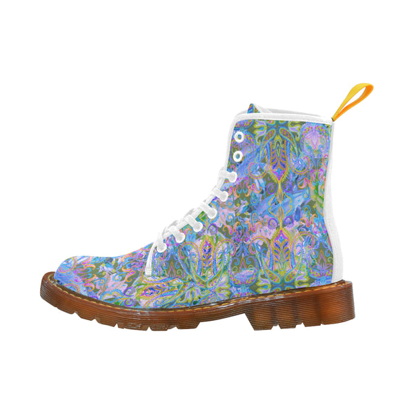 Demure_Bleu Vegan Boots Martin Boots For Women Model 1203H