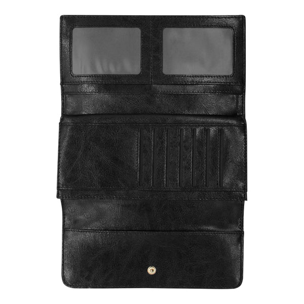 Demure_Bleu TriFold Wallet Women's Trifold Wallet (Model 1708)