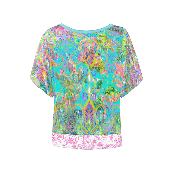 Celia Blush Batwing Blouse