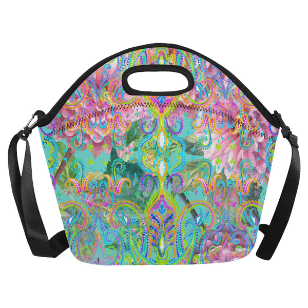 Resort Collection 2020 "Celia"  Neoprene Lunch Bag Neoprene Lunch Bag/Large (Model 1669)