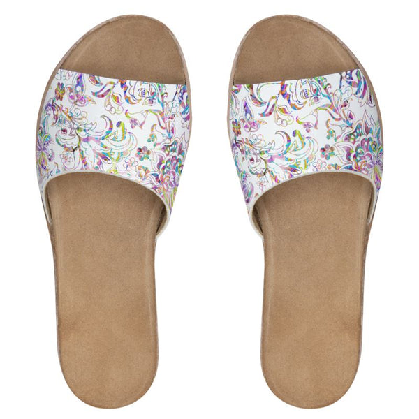 DELIGHT Leather Sliders