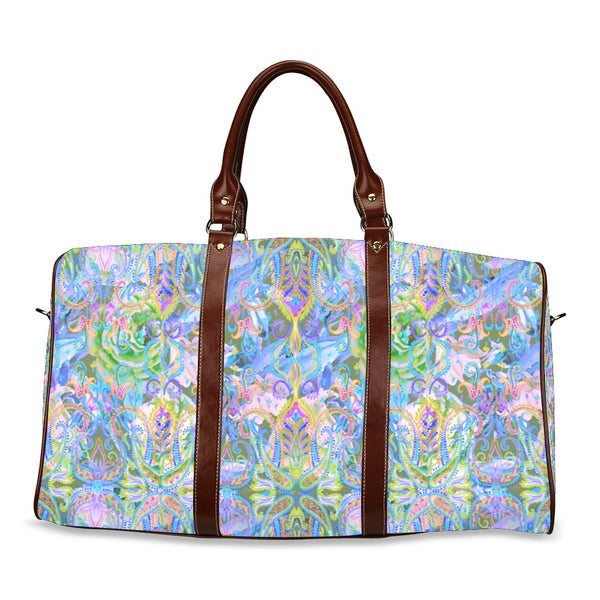 Demure_Bleu Large Travel Bag Waterproof Travel Bag/Large (Model 1639)