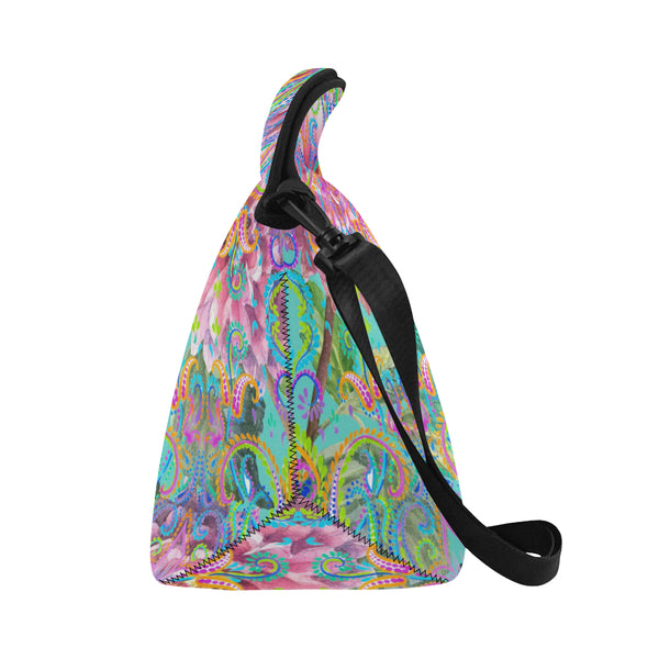 Resort Collection 2020 "Celia"  Neoprene Lunch Bag Neoprene Lunch Bag/Large (Model 1669)
