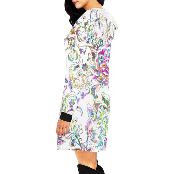 DELIGHT  Hooded sweatshirt mini dress