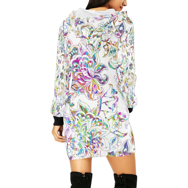 DELIGHT  Hooded sweatshirt mini dress