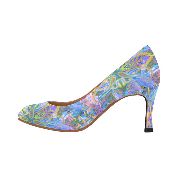 Demure Bleu High Heels Women's High Heels (Model 048)
