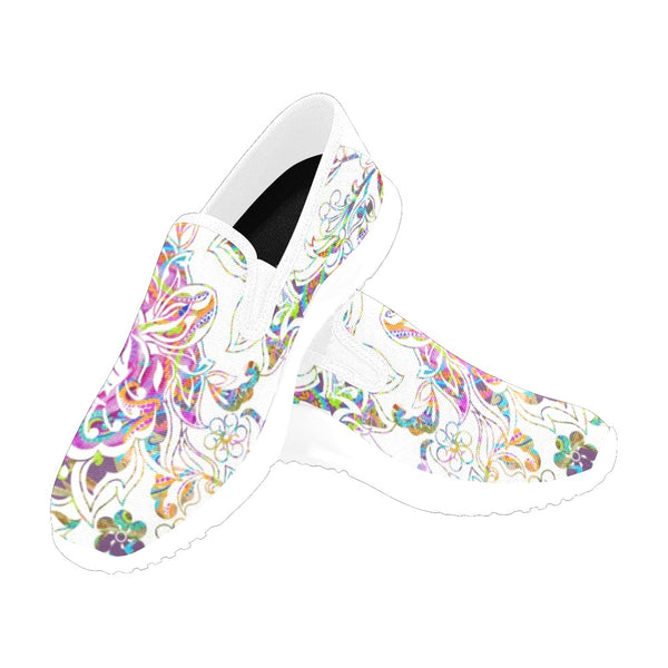 Delight Womens Slip-ons Orion Slip-on Women's Canvas Sneakers (Model 042)