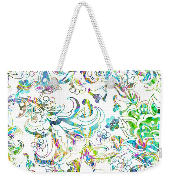 Lace - Wild Emerald - Weekender Tote Bag