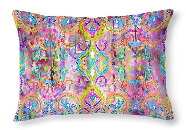 Colorful - Pink Grapefruit - Throw Pillow