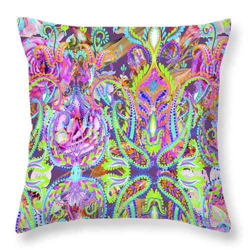 Colorful - Happiness - Throw Pillow