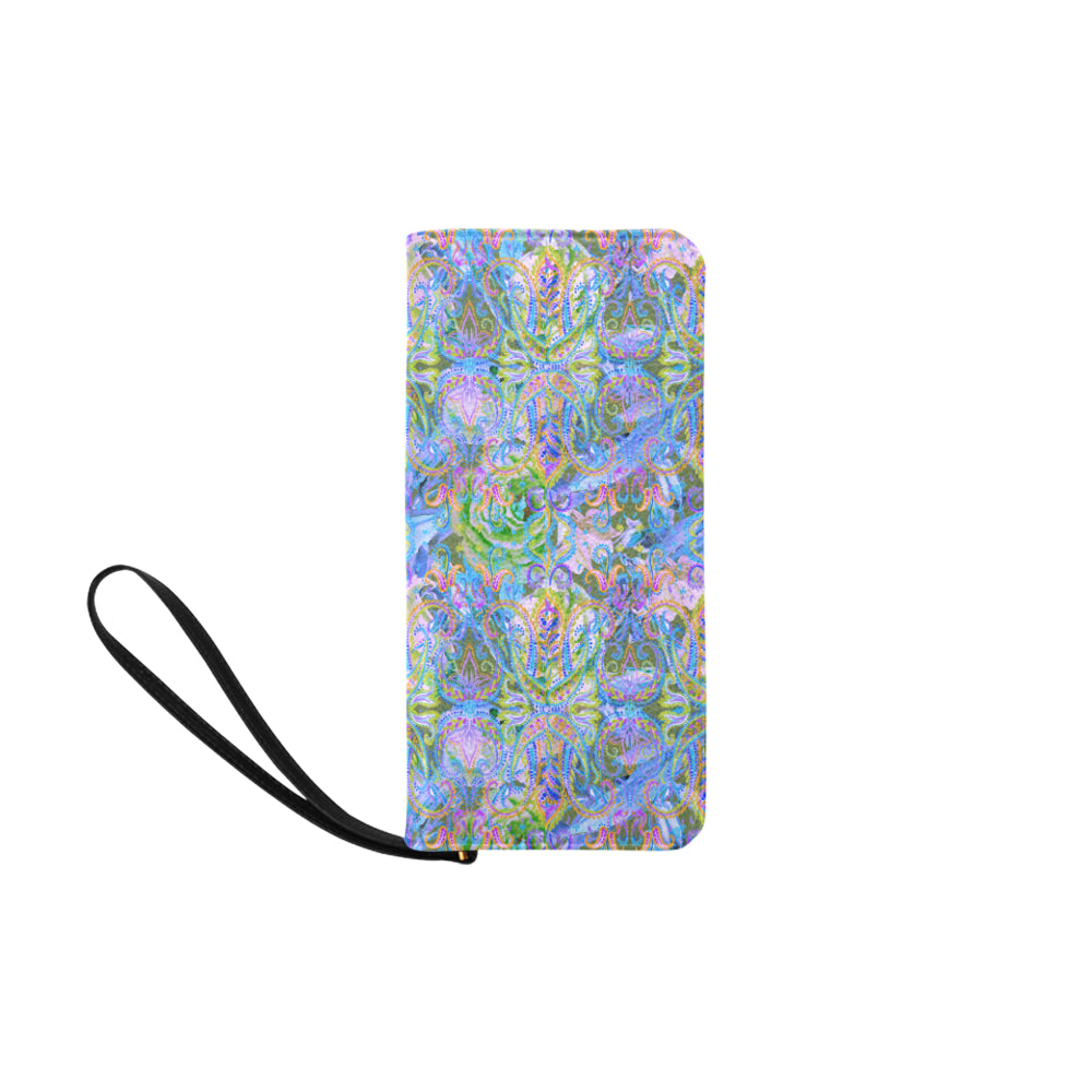 Demure_Bleu Wallet Women's Clutch Purse (Model 1637)