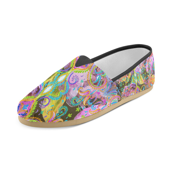Lush Canvas Slip Ons by Patricia Ann Brubaker
