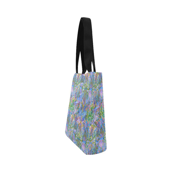 Demure Bleu Mini Tote Canvas Tote Bag (Model 1657)