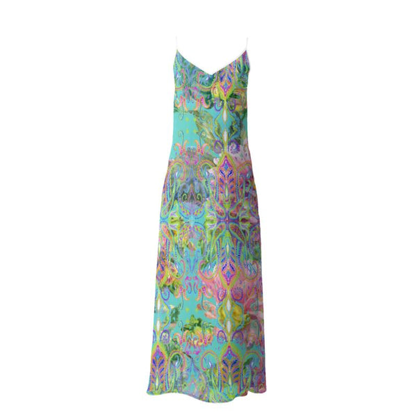 CELIA Floor Length Slip Dress