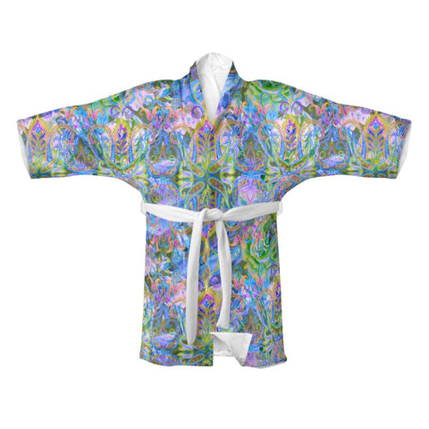 Demure Bleu Kimono