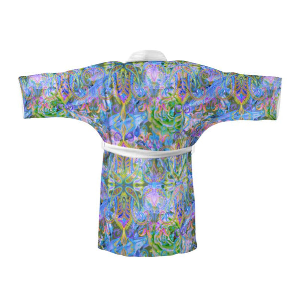 Demure Bleu Kimono