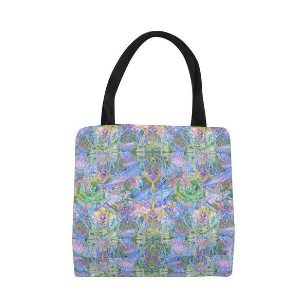 Demure Bleu Mini Tote Canvas Tote Bag (Model 1657)