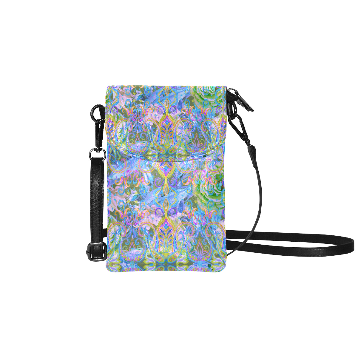 Demure_Bleu mini Cell Phone Bag Small Cell Phone Purse (Model 1711)