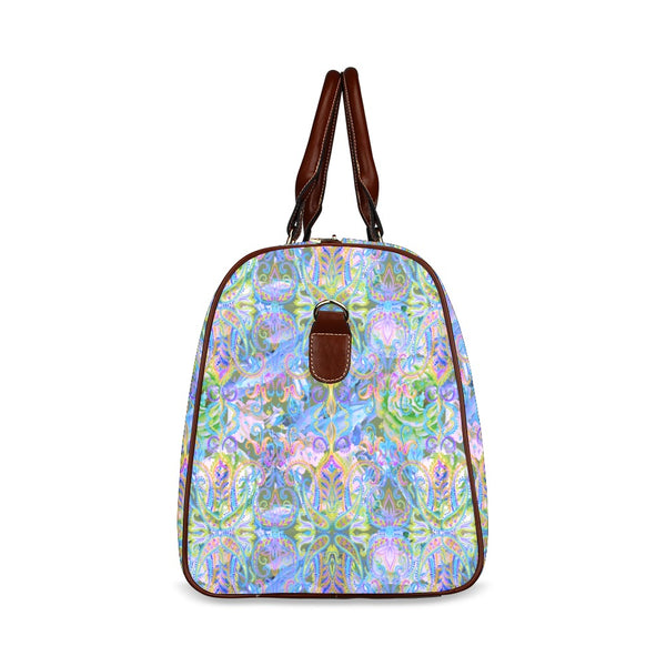 Demure_Bleu Large Travel Bag Waterproof Travel Bag/Large (Model 1639)