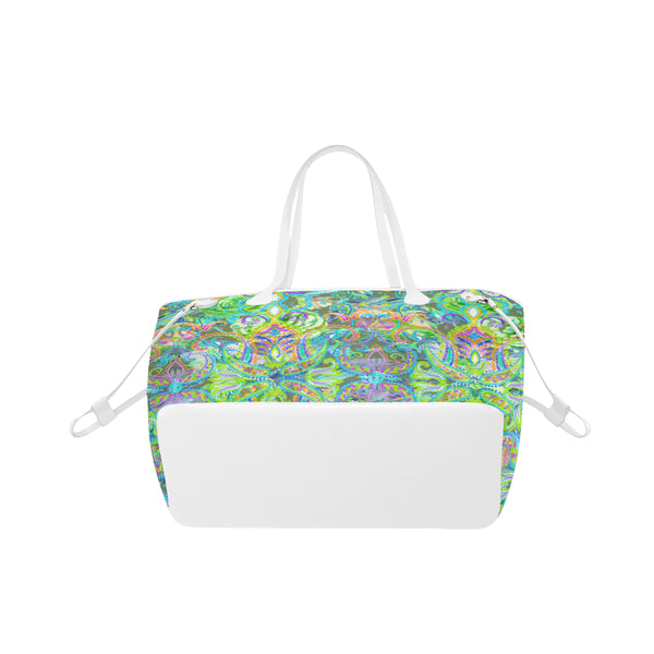 DEMURE  White Handled Tote