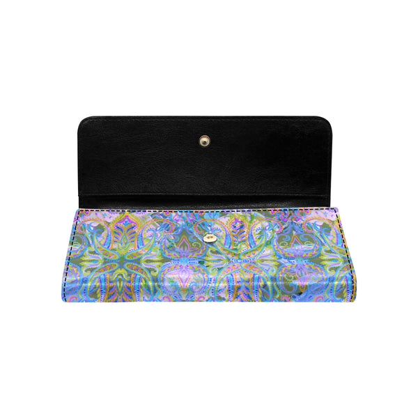 Demure_Bleu TriFold Wallet Women's Trifold Wallet (Model 1708)