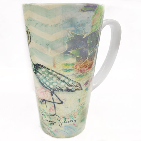 Latte Mug- By the Sea, Egret