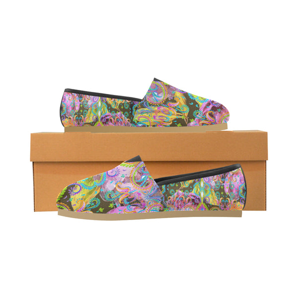 Lush Canvas Slip Ons by Patricia Ann Brubaker