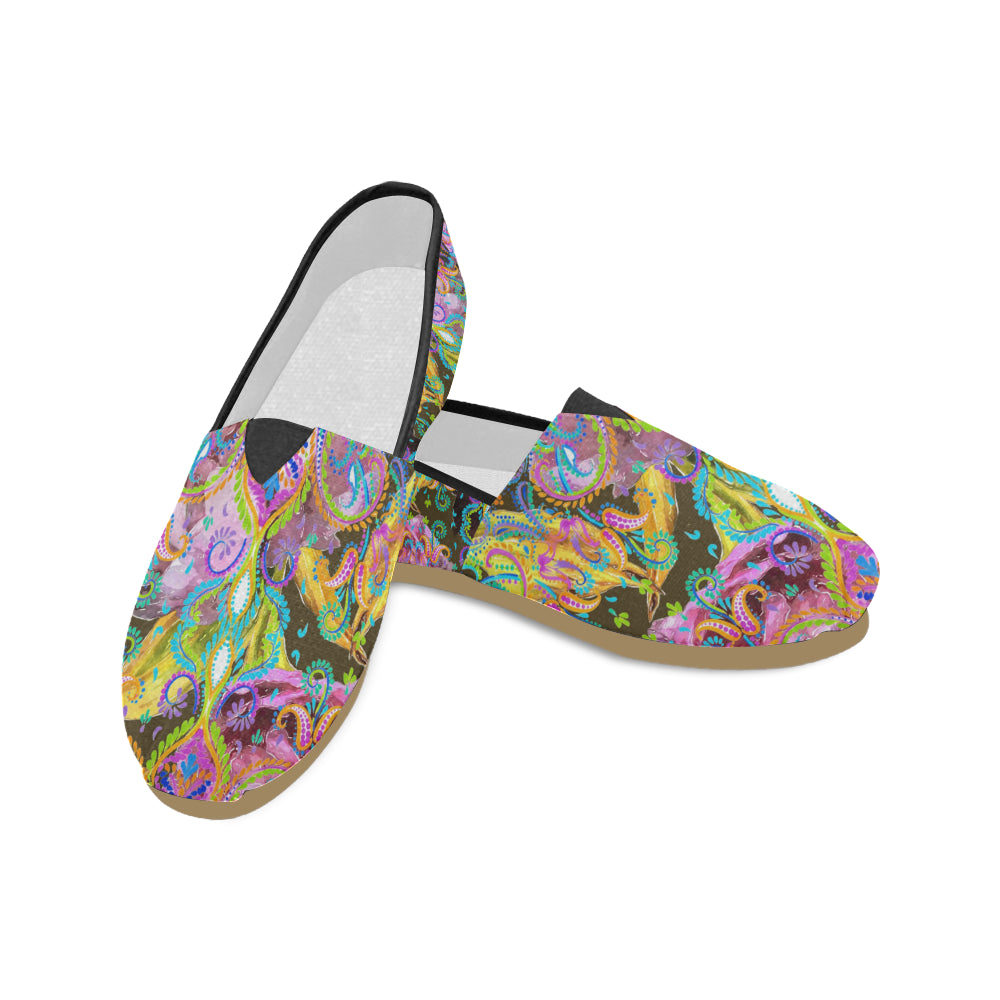 Lush Canvas Slip Ons by Patricia Ann Brubaker