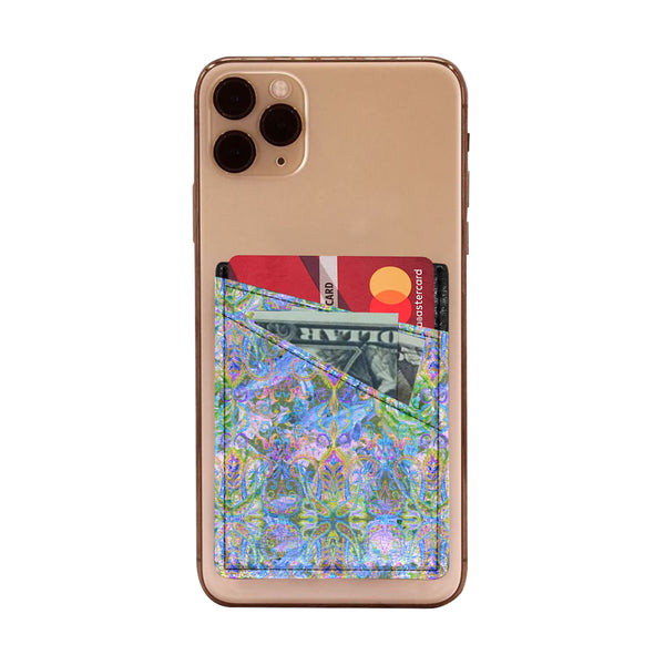 Demure_Bleu Credit Card Holder Cell Phone Card Holder