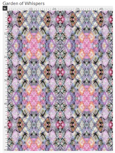"Garden of Whispers" Fabric