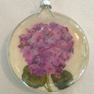 Everyday Ornaments- Summer Blooms- Hydrangea Purple