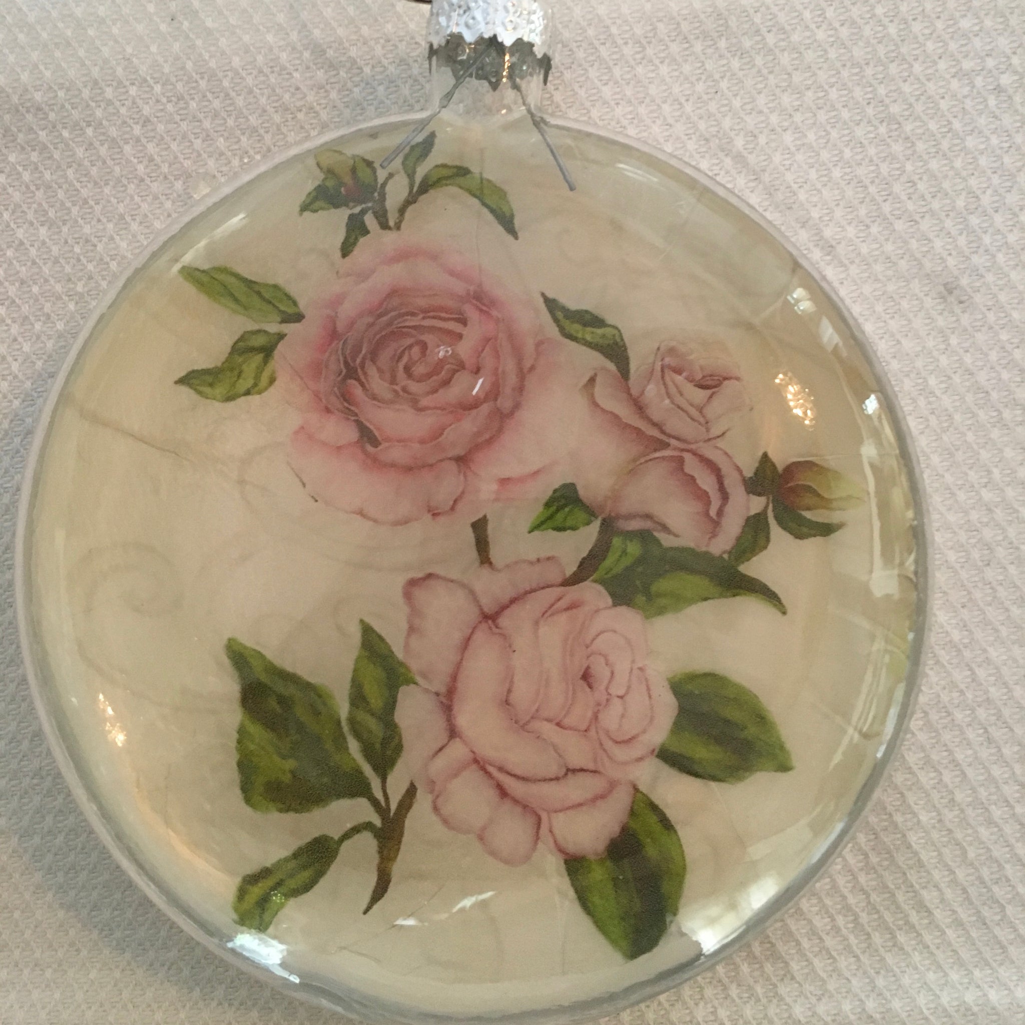 Everyday Ornaments- Summer Blooms- Pink Rose