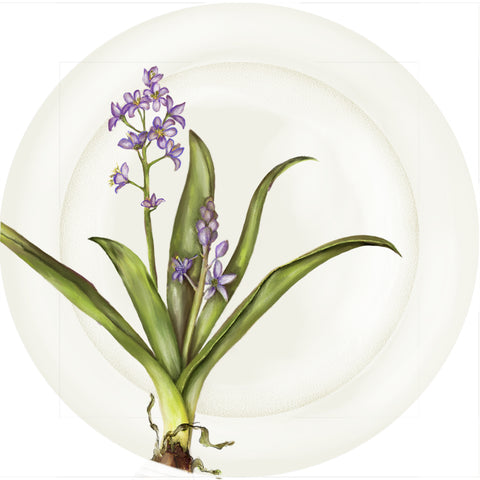 Summer Blooms - Hyacinth - 10" Dinner Plate