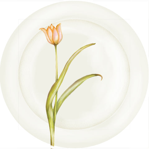 Summer Blooms - Tulip #1 - 10" Dinner Plate