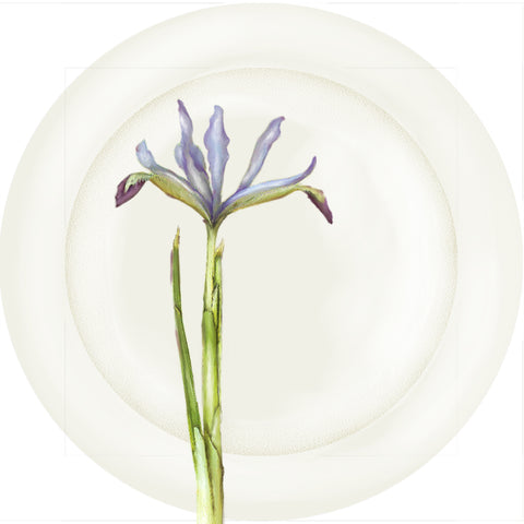 Summer Blooms - Blue Iris 10" Dinner Plate