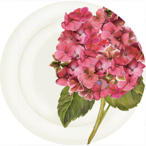 Summer Blooms - Hydrangea Rose - 10" Dinner Plate