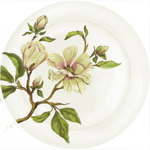 Summer Blooms - Magnolia - 10" Dinner Plate