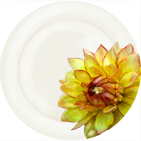 Summer Blooms - Mum#2 - 10" Dinner Plate