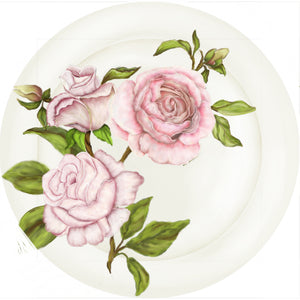 Summer Blooms - Roses - 10" Dinner Plate