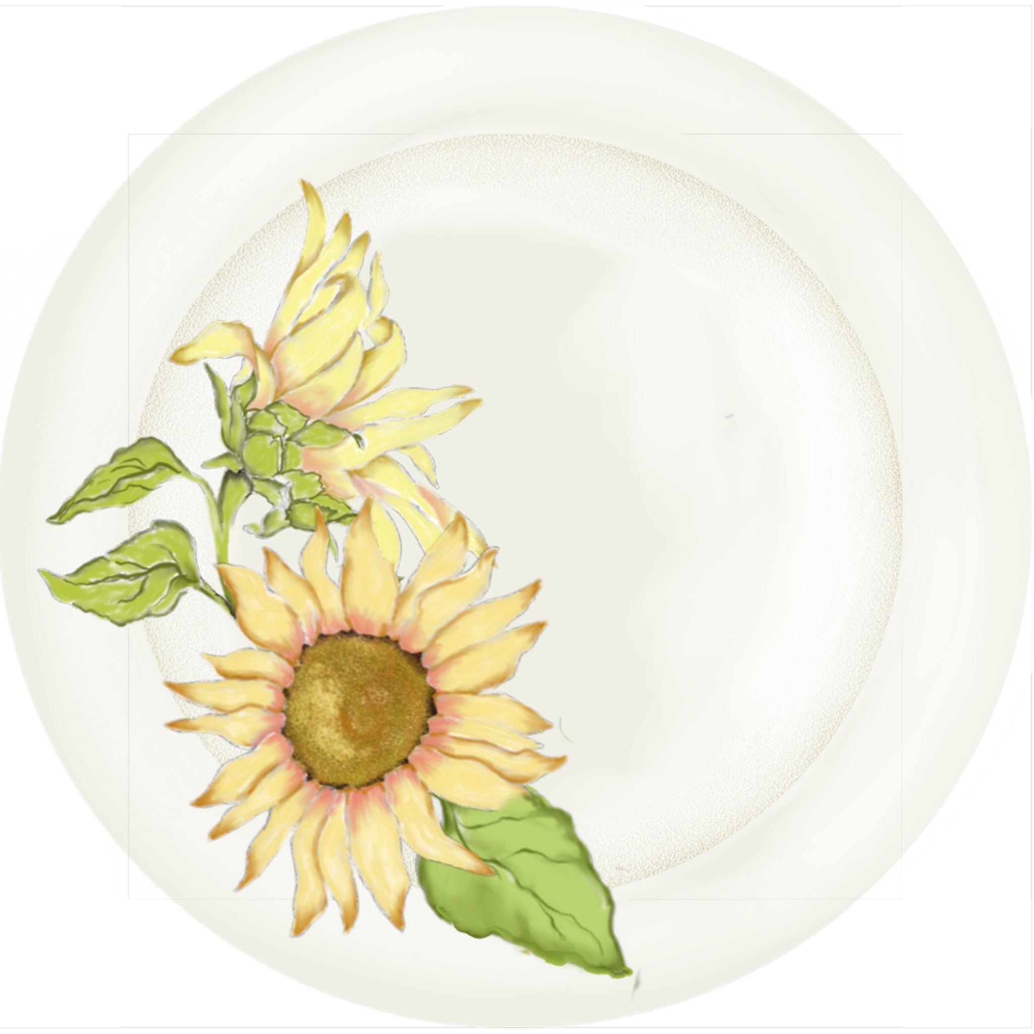 Summer Blooms - Sunflower - 10" Dinner Plate