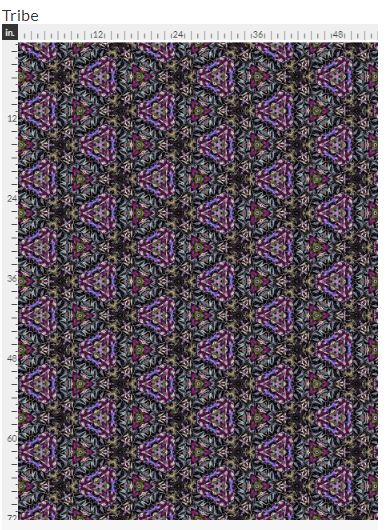"Tribe" Fabric
