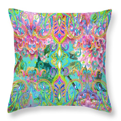 Colorful - Celia - Throw Pillow