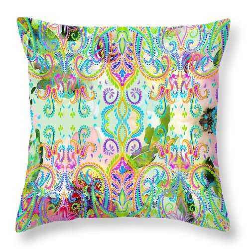Colorful - Mint Magic - Throw Pillow