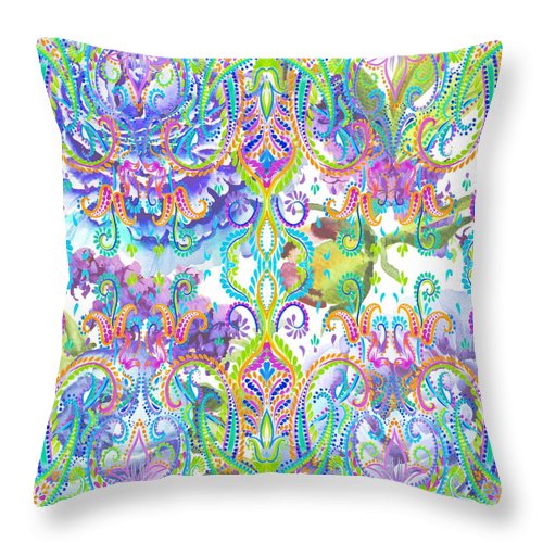 Colorful - Misty - Throw Pillow