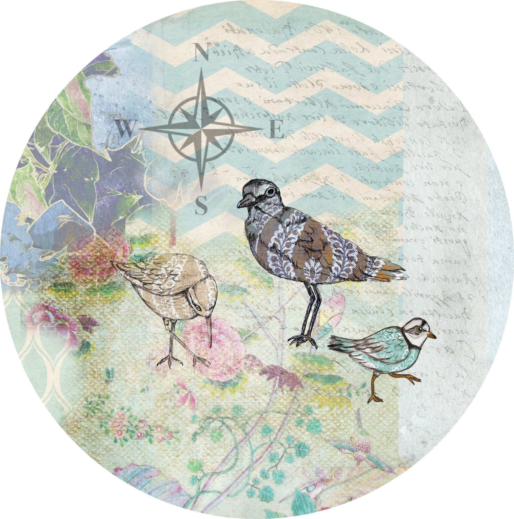 By the Sea Plover 1 - 10" Dinner Plate