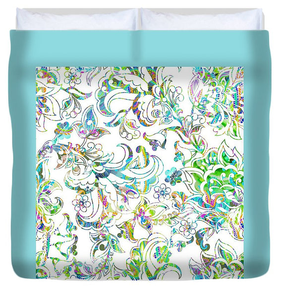 Lace - Wild Emerald - Duvet Cover