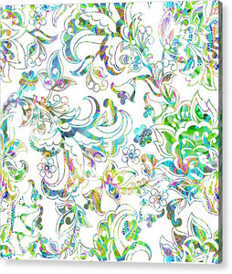 Lace - Wild Emerald - Acrylic Print