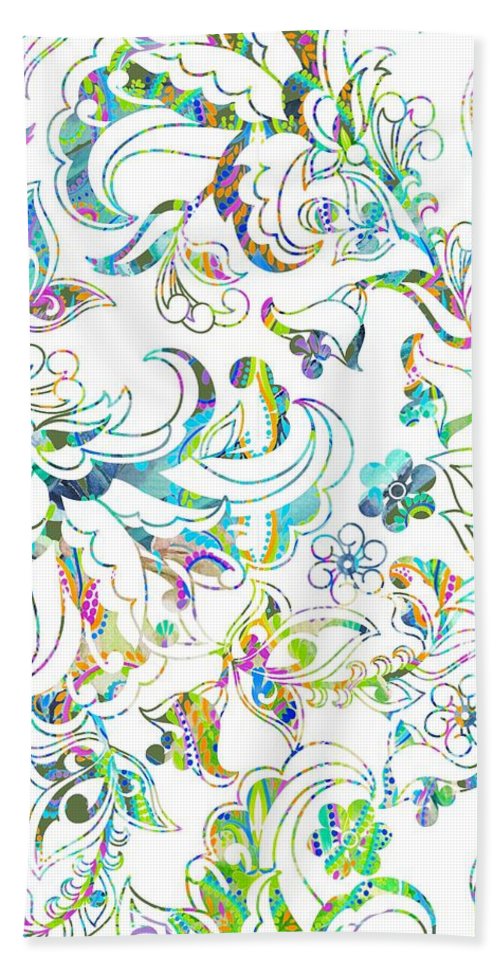 Lace - Wild Emerald - Bath Towel