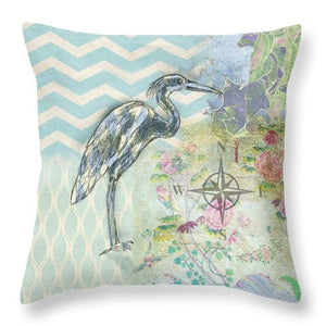 Sanctuary Heron - Throw Pillow